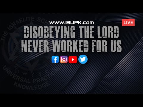 ISUPK Sabbath Service - 1 Chronicles 5:8 - 1 Chronicles 6:24 - Washington D.C. #ISUPK