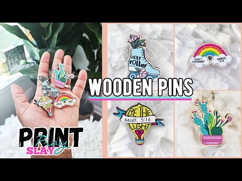 Unboxing Christian Wooden Pins - Genesis 9:13, Matthew 5:16, John 14:6