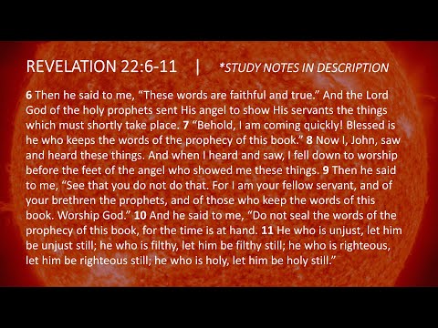 Revelation 22:6-11 | Revelation Bible Study