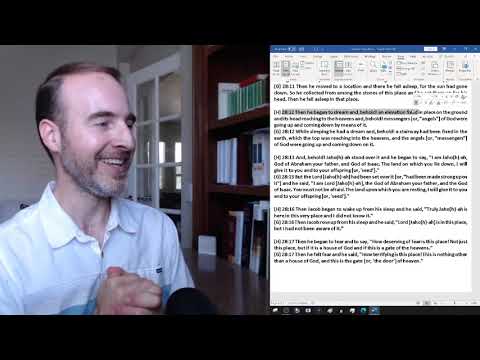 Genesis 28:11-13, 16-17: Jacob’s Dream & Stairway to Heaven - Text Readings w/ Greg Stafford