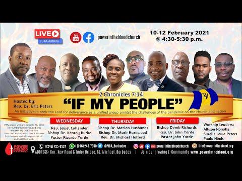 If My People | Day 1 | 2 Chronicles 7:14 | Rev. Dr. Eric Peters