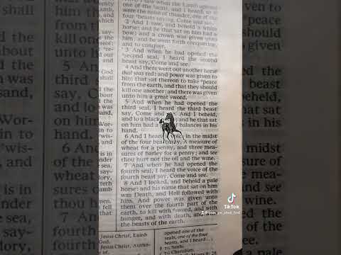 ???? The 3rd And 4th Seals ???? SHORT ???? Revelation 6:5-8