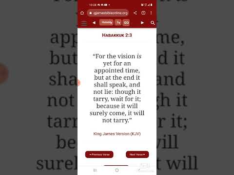 Scripture of the Day: Habakkuk 2:3 (6/11/22)