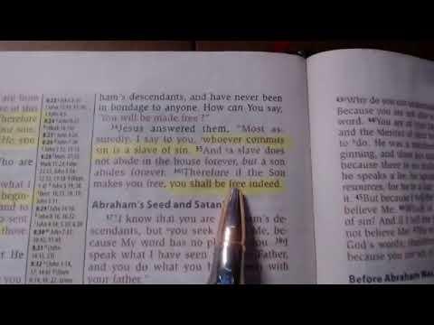 Jesus predicts & truth shall set free - John 8:21-36 NKJV - Jarrin Jackson