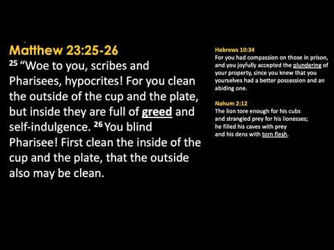 Matthew 23:25-26