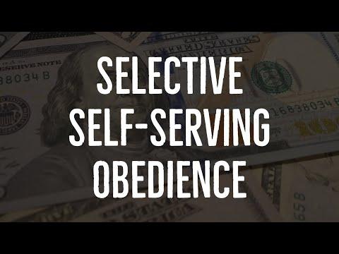 Selective Self-Serving Obedience (1 Samuel 15:7-9)