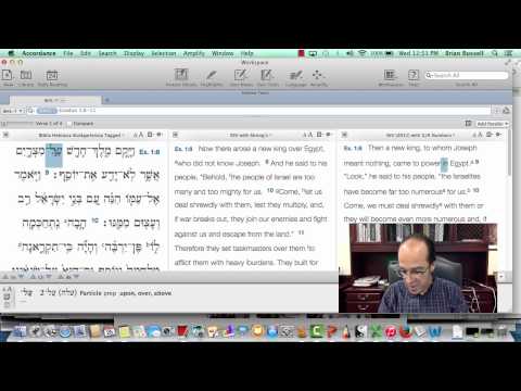 Grammatical Analysis of Exodus 1:8-9, 11