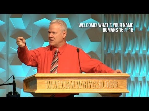 Romans 16:1-16, Welcome! What's Your Name?