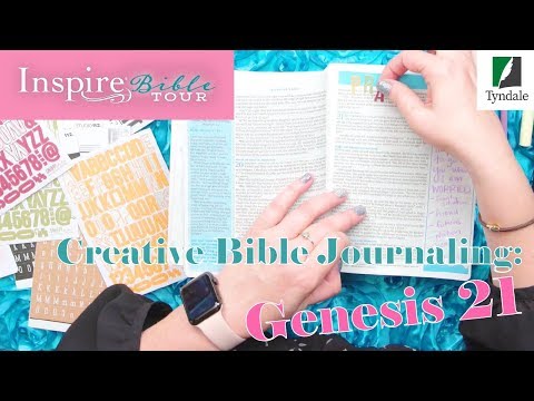 A Creative Bible Journaling Study of GENESIS 21:8-21 with Amber Bolton of the Inspire Bible TOUR