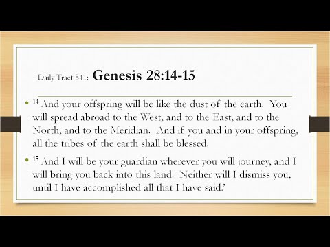 Dad’s Bible Tract 541 - Genesis 28:14-15