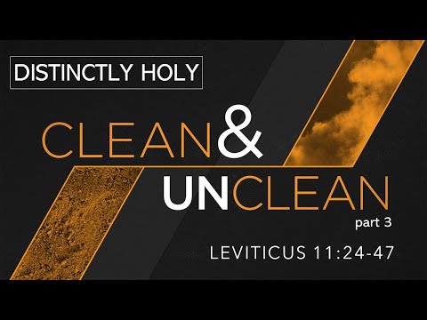Leviticus 11:24-47 | Distinctly Holy, Pt.3