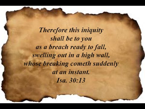 Isaiah 30:13