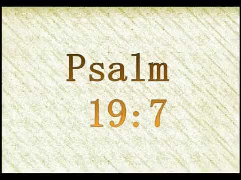 Psalm 19:7