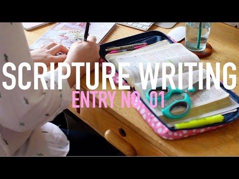 SCRIPTURE WRITING | Luke 11:1-13