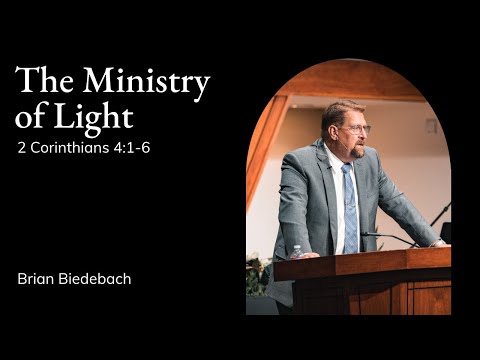 Brian Biedebach | TMS Chapel | The Light of Ministry - 2 Corinthians 4:1-6