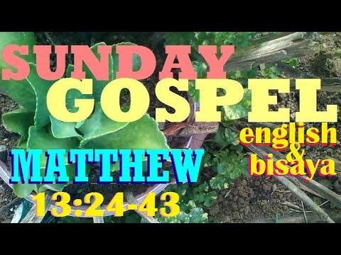 QUOTING JESUS IN  (MATTHEW 13:24-43) IN ENGLISH AND BISAYA LANGUAGES