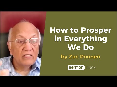 How to Prosper in Everything We Do by Zac Poonen