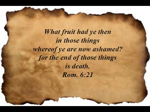 Romans 6:21