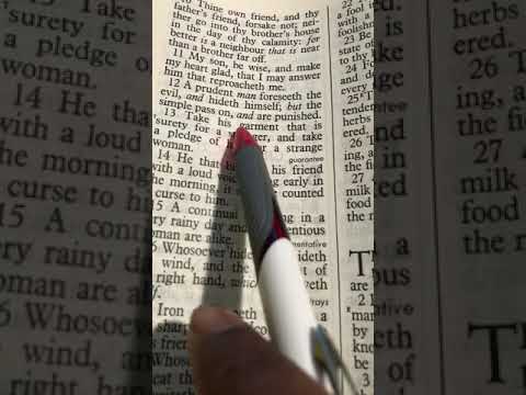 HEBREW EDIFICATION: Proverbs 27:11-12