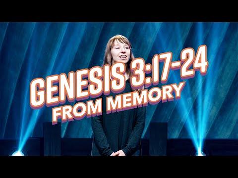 Genesis 3:17-24 FROM MEMORY!!