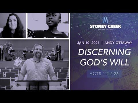 Sunday, January 10, 2021 - Discerning God's Will (Acts 1:12-26) - Full Service