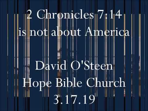 2nd Chronicles 7:14 Is Not About America!