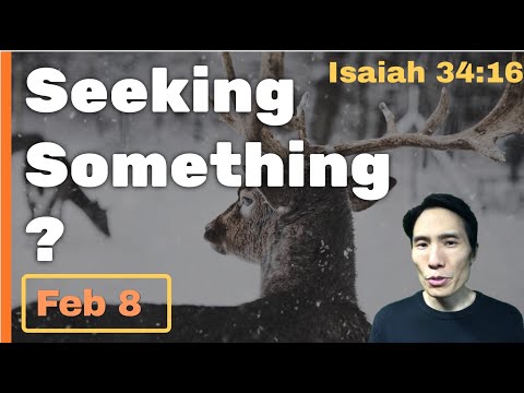 Day 39 [Isaiah 34:16] Are you seeking God&#39;s will now? 365 spiritual empowerment