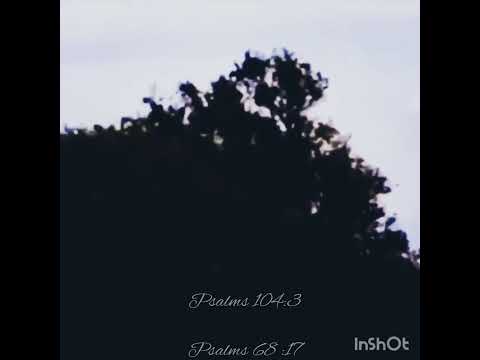 Psalms 104:3“Who layeth the beams of his chambers in the waters: who maketh the clouds his chariot: