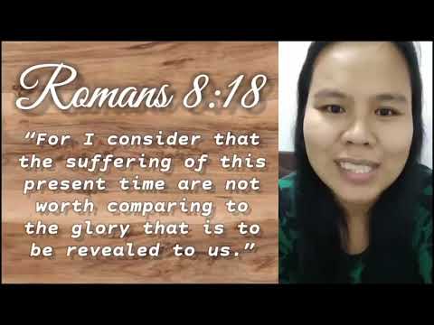 Bible Verse Of The Week : Romans 8:18 | SSG Of GLAFJENHS