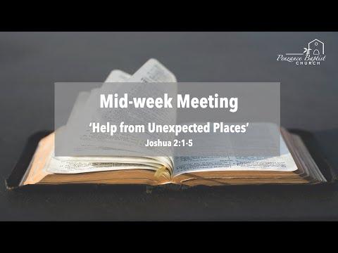 Help from Unexpected Places - Joshua 2:1-5