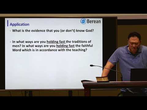 Berean Community Church: Wednesday Night Bible Study | Titus 1:13-16