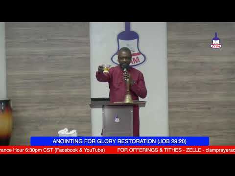 ANOINTING FOR GLORY RESTORATION (JOB 29:20)