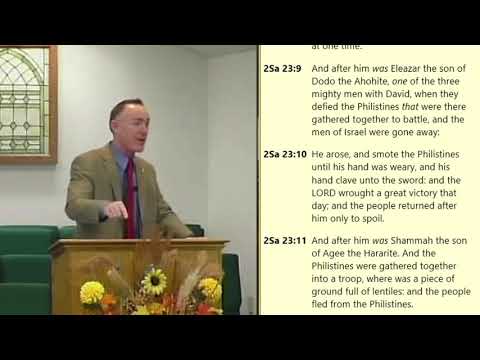 Victorious Living - Philippians 3:7-8;  2 Samuel 23:9-12