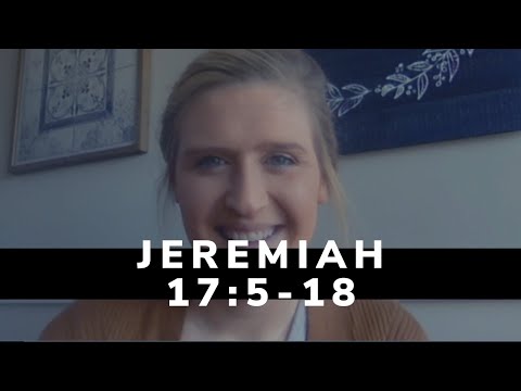 Thursday, Nov. 19 - Jeremiah 17:5 - 18