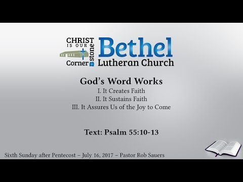 Sermon - Isaiah 55:10-13