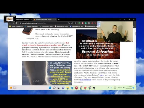 Dan Corner (Damned Corner) Twists Hebrews 5:9 & 2 Peter 2:20-22 To Defend His Jesuit Heresies