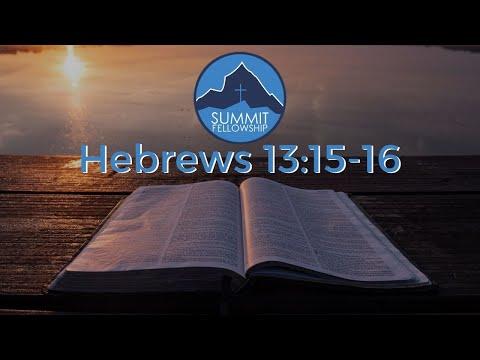 Devotional - Hebrews 13:15-16