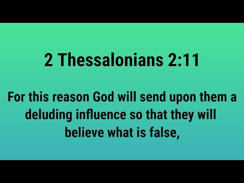 2 Thessalonians 2:11