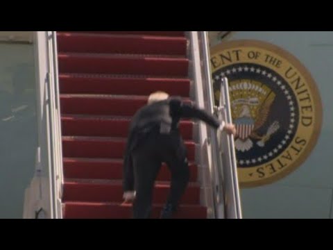 HOW  President JOE React TO HIS Fall Psalm 118:13.