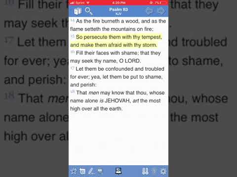 Psalms 83:15 great tempest