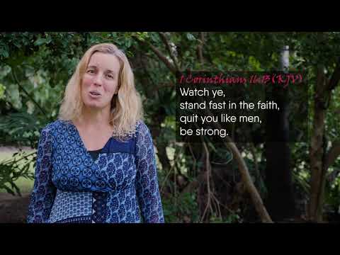 How to sing 1 Corinthians 16:13 KJV - Watch ye, stand fast in the faith - Musical Memory Verse