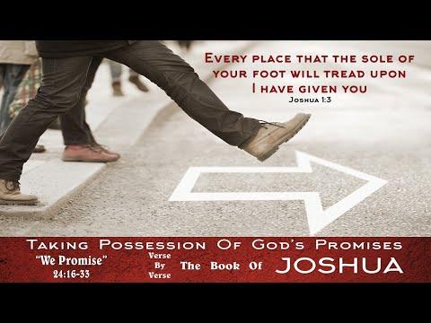 "We Promise" Joshua 24:16-33