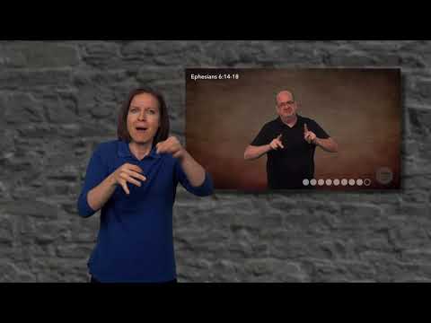 ASL | Ephesians 6:10-18 - Passage with Intro & More Info