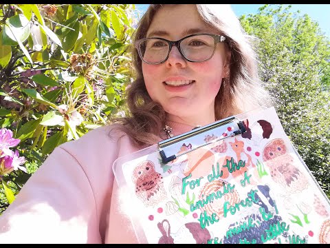 Psalm 50:10 Drawing Forest Animals as a Colouring Page