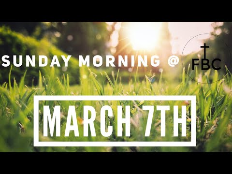 Sunday Morning March 7th Pastor Adam John 14:10 14
