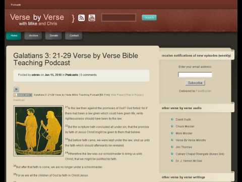 Galatians 3: 21-29 Verse By Verse Part 2