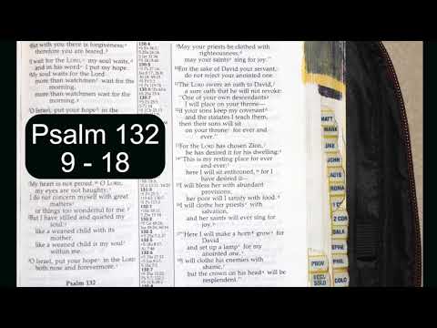 Holy Bible - Psalm 132 : 1 - 18