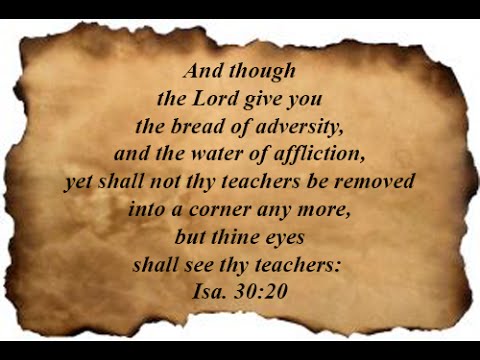 Isaiah 30:20