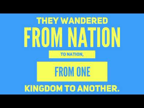 Scriptures- 1 Chronicles 16:20-22