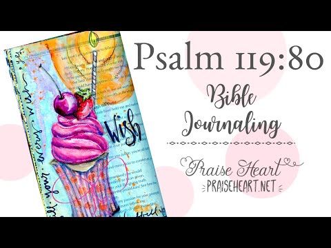 Psalm 119: 80 Bible Journaling